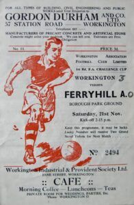 Workington v Ferryhill Athletic FA Cup First Round Proper