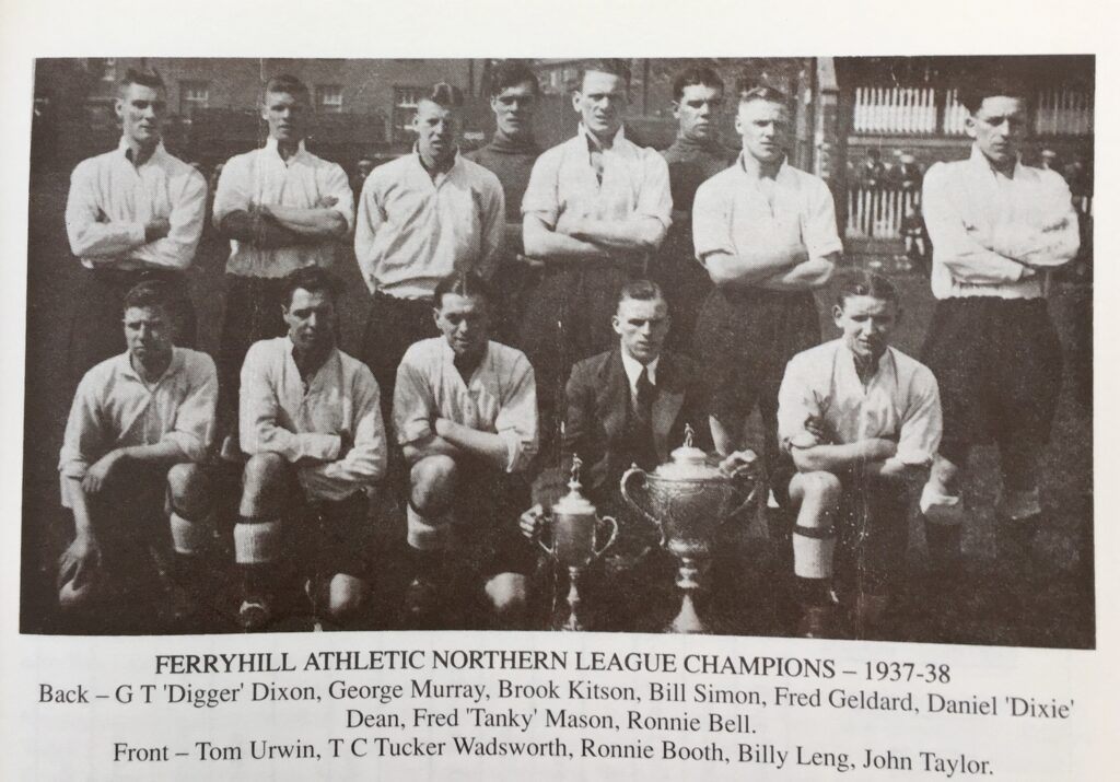 Ferryhill Athletic Northern League Champions 1937-38 Team Photo