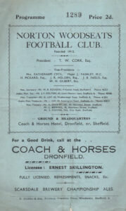 Norton Woodseats v Ferryhill Amateur Cup 1st round 1949-50