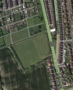 The site of Ferryhill Athletic’s Darlington Road ground